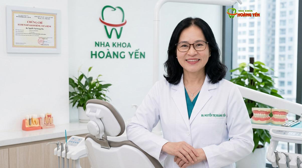 BS. Nguyễn Thị Hoàng Yến tư vấn chỉnh nha tại Nha Khoa Hoàng Yến