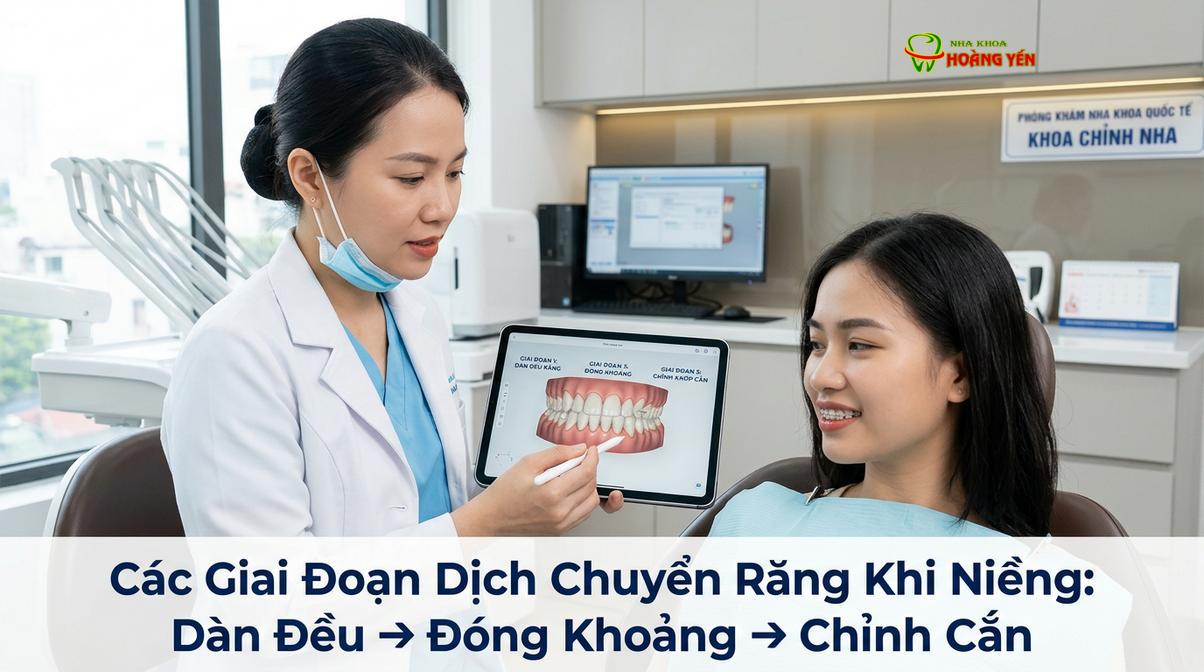Bác sĩ phân tích phim X-quang và lên kế hoạch điều trị chi tiết trước khi gắn mắc cài.
