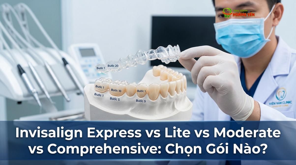 Hệ thống khay niềng trong suốt Invisalign được thiết kế cá nhân hóa cho từng bệnh nhân.