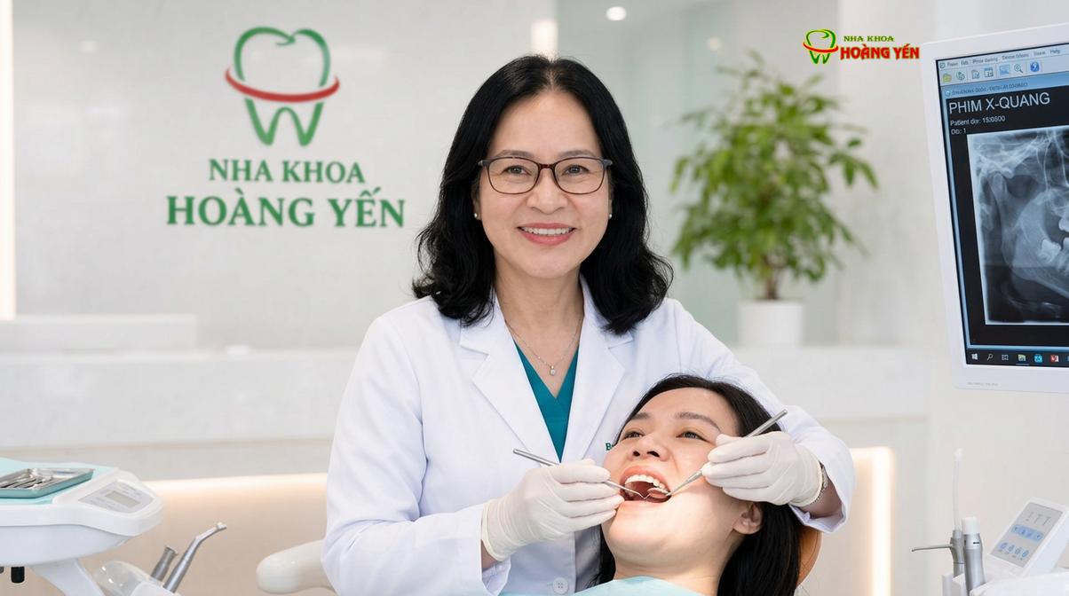 BS. Nguyễn Thị Hoàng Yến tư vấn niềng răng tại Nha Khoa Hoàng Yến