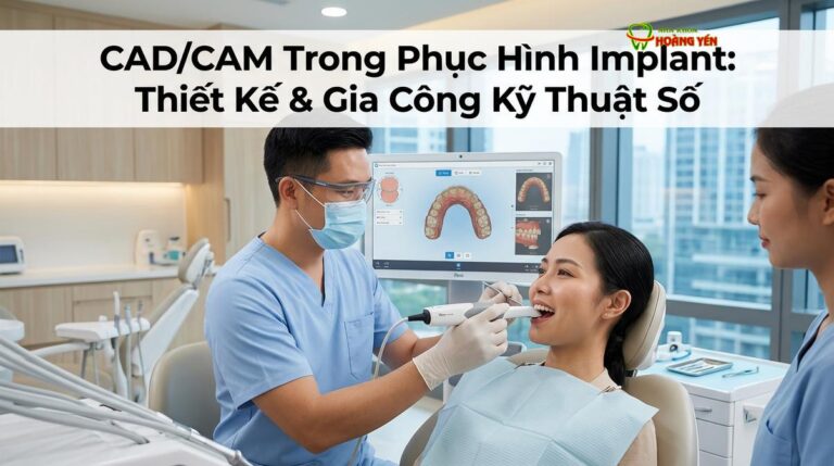 CAD/CAM Trong Phục Hình Implant: Thiết Kế & Gia Công Kỹ Thuật Số