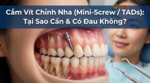 Cắm Vít Chỉnh Nha (Mini-Screw / TADs): Tại Sao Cần & Có Đau Không?