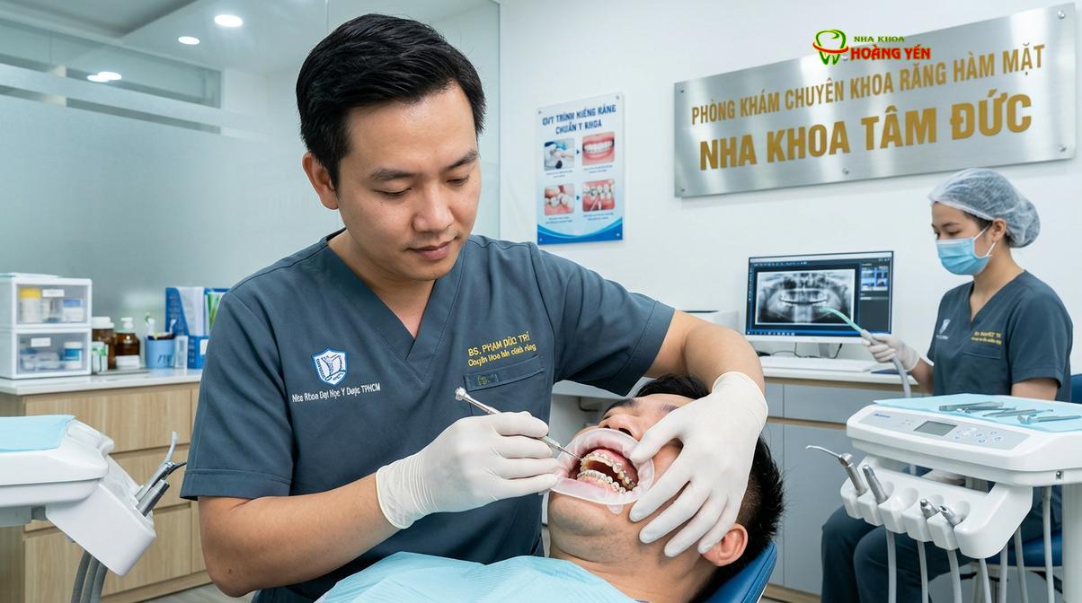 Quy trình cắm vít diễn ra nhanh chóng, nhẹ nhàng và được kiểm soát cơn đau bằng thuốc tê cục bộ.