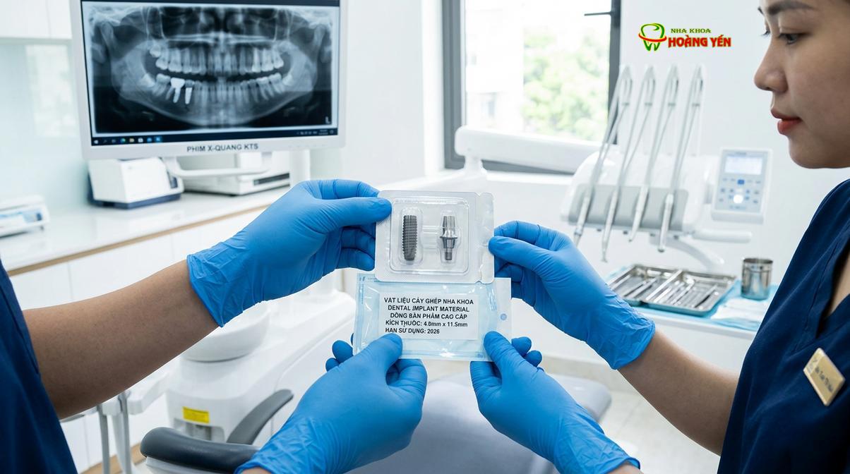 Các dòng trụ implant cao cấp được bảo quản trong hệ thống vô trùng tuyệt đối trước khi cấy ghép.