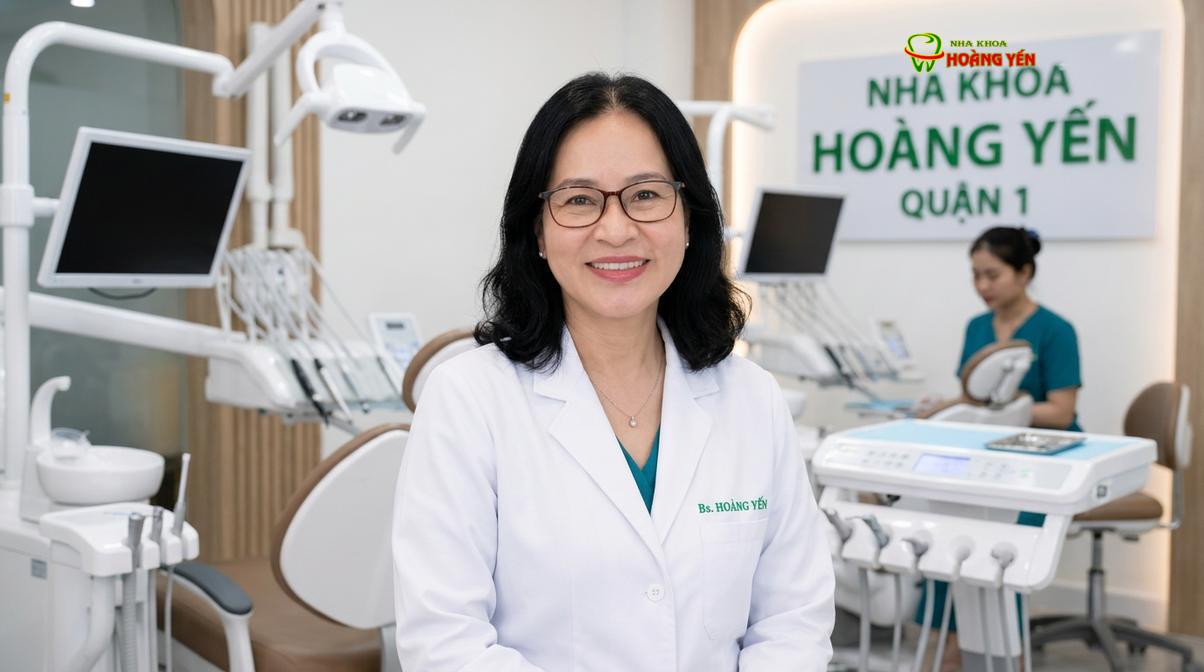BS. Nguyễn Thị Hoàng Yến tư vấn chuyên sâu về phục hình răng tại Nha Khoa Hoàng Yến.