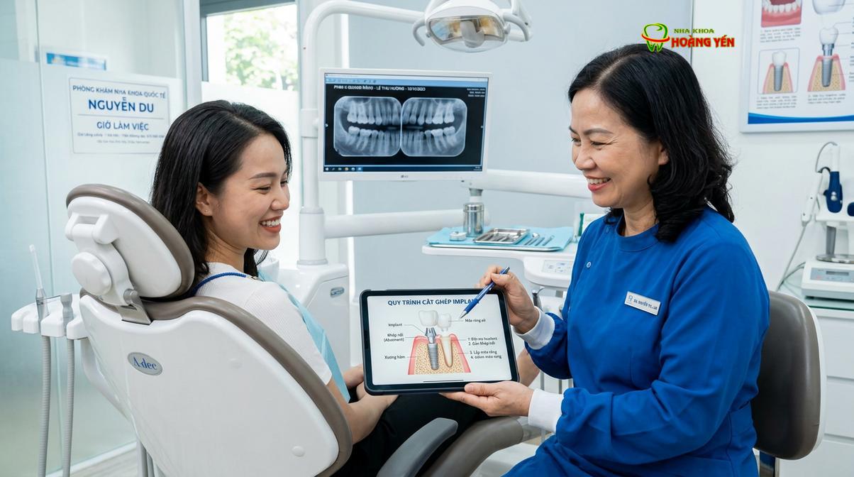 Bệnh nhân được tư vấn kỹ lưỡng để giải tỏa tâm lý trước khi phẫu thuật