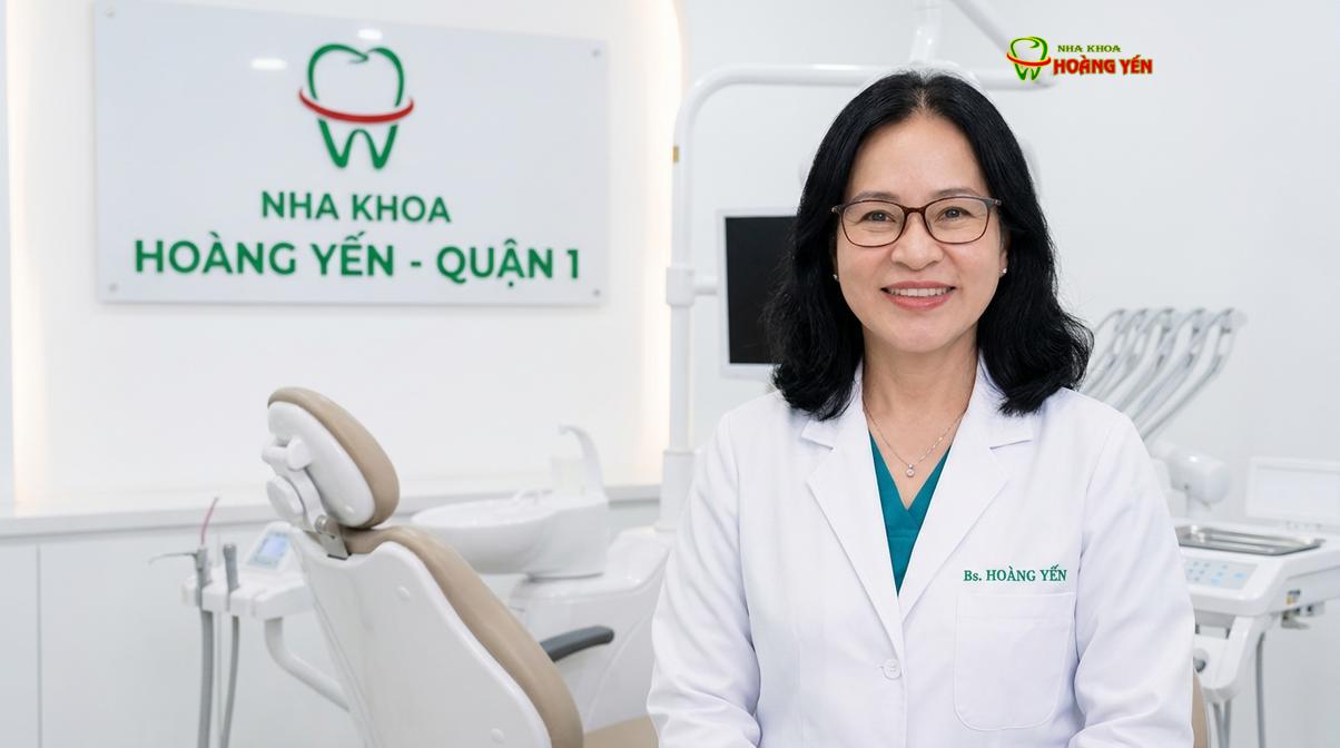 BS. Nguyễn Thị Hoàng Yến tư vấn chuyên môn tại Nha Khoa Hoàng Yến
