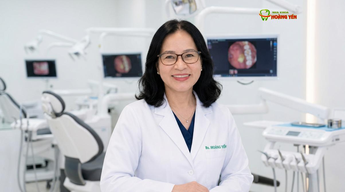 BS. Nguyễn Thị Hoàng Yến tư vấn nhổ răng khôn tại Nha Khoa Hoàng Yến
