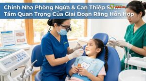 Visual illustration of chỉnh nha phòng ngừa
