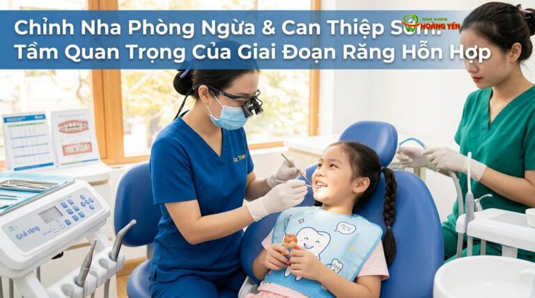 Chỉnh Nha Phòng Ngừa & Can Thiệp Sớm: Tầm Quan Trọng Của Giai Đoạn Răng Hỗn Hợp