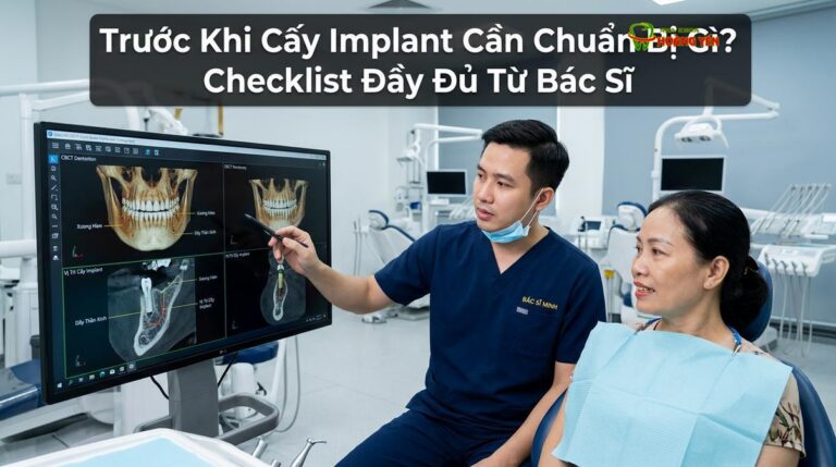 Trước Khi Cấy Implant Cần Chuẩn Bị Gì? Checklist Đầy Đủ Từ Bác Sĩ