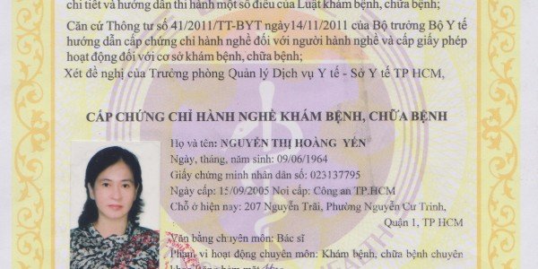 Chứng chỉ cấy ghép Implant Nha khoa – BV Răng Hàm Mặt TW