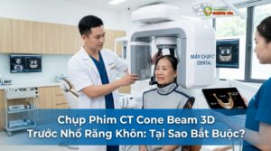 Visual illustration of chụp phim CT trước nhổ răng khôn