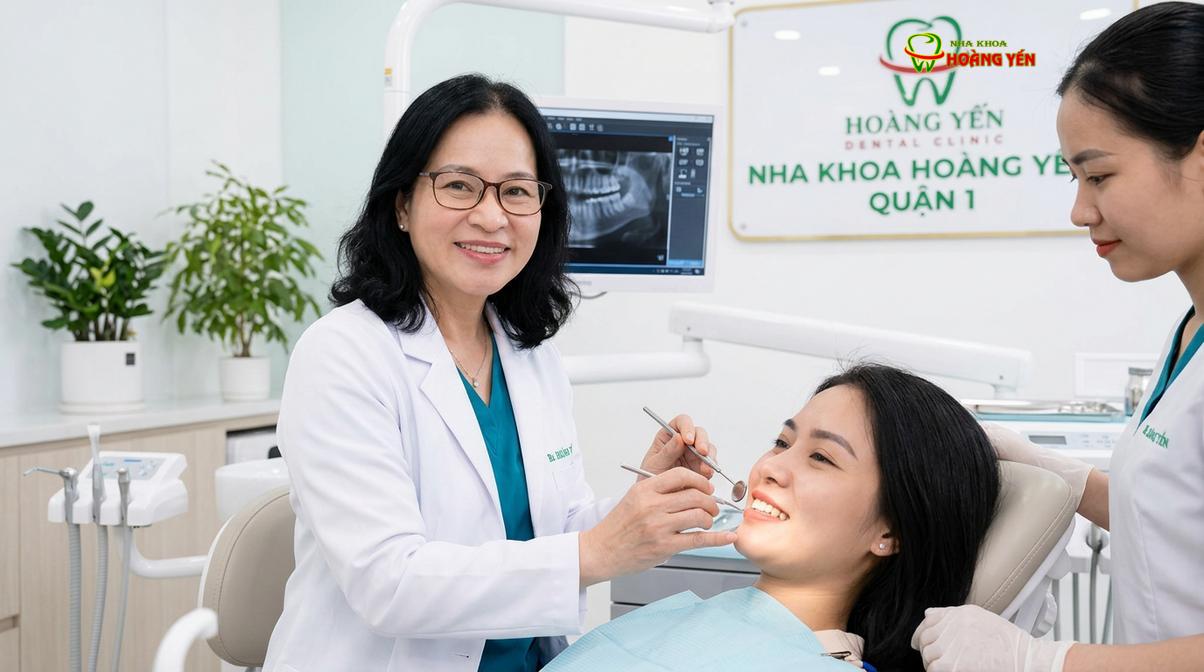 BS. Nguyễn Thị Hoàng Yến tư vấn nhổ răng khôn tại Nha Khoa Hoàng Yến