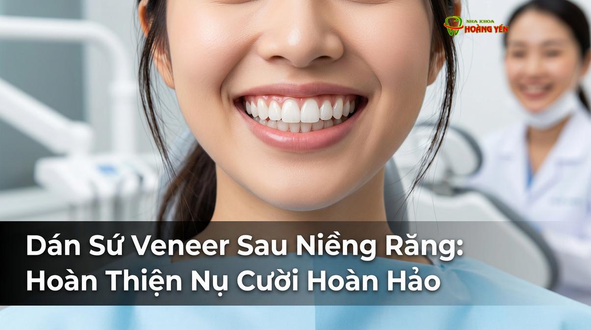 Nụ cười hoàn hảo đạt được nhờ sự kết hợp giữa chỉnh nha dàn đều răng và dán sứ veneer cải thiện hình thể.