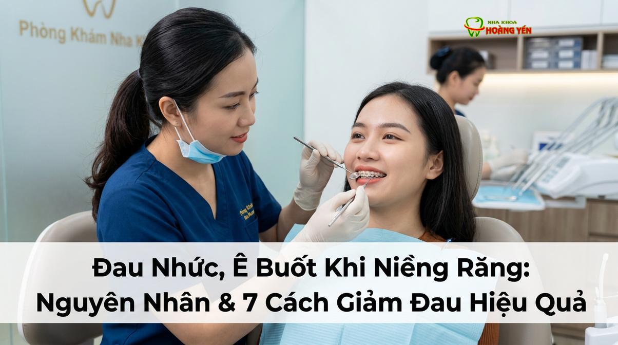 Cảm giác ê buốt khi niềng răng là phản ứng sinh lý bình thường cho thấy răng đang dịch chuyển