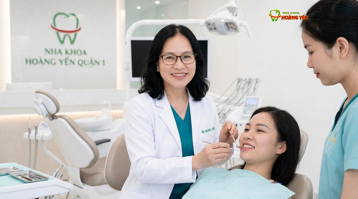 BS. Nguyễn Thị Hoàng Yến tư vấn nhổ răng khôn tại Nha Khoa Hoàng Yến