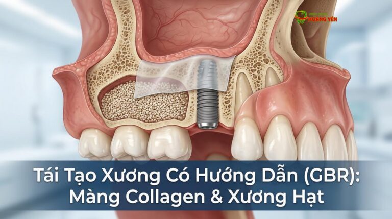 Tái Tạo Xương Có Hướng Dẫn (GBR): Màng Collagen & Xương Hạt