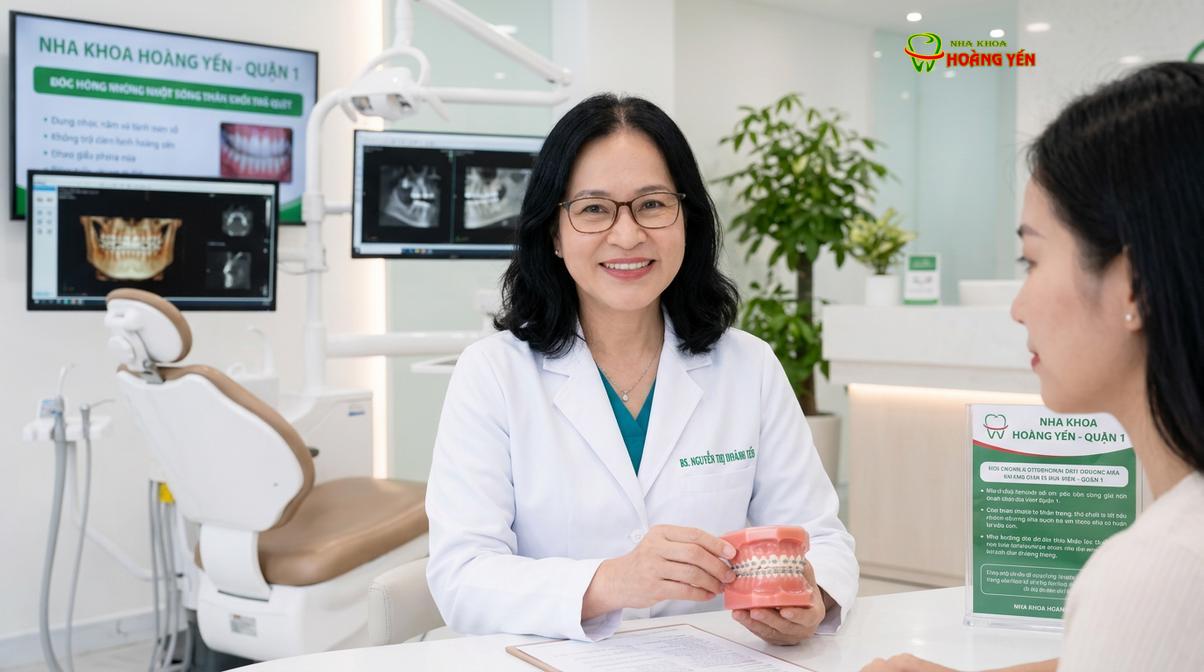 BS. Nguyễn Thị Hoàng Yến tư vấn chuyên sâu tại Nha Khoa Hoàng Yến