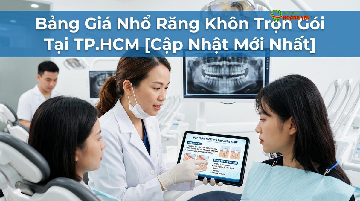 Bác sĩ tư vấn chi tiết về chi phí và phác đồ tiểu phẫu răng khôn cho bệnh nhân