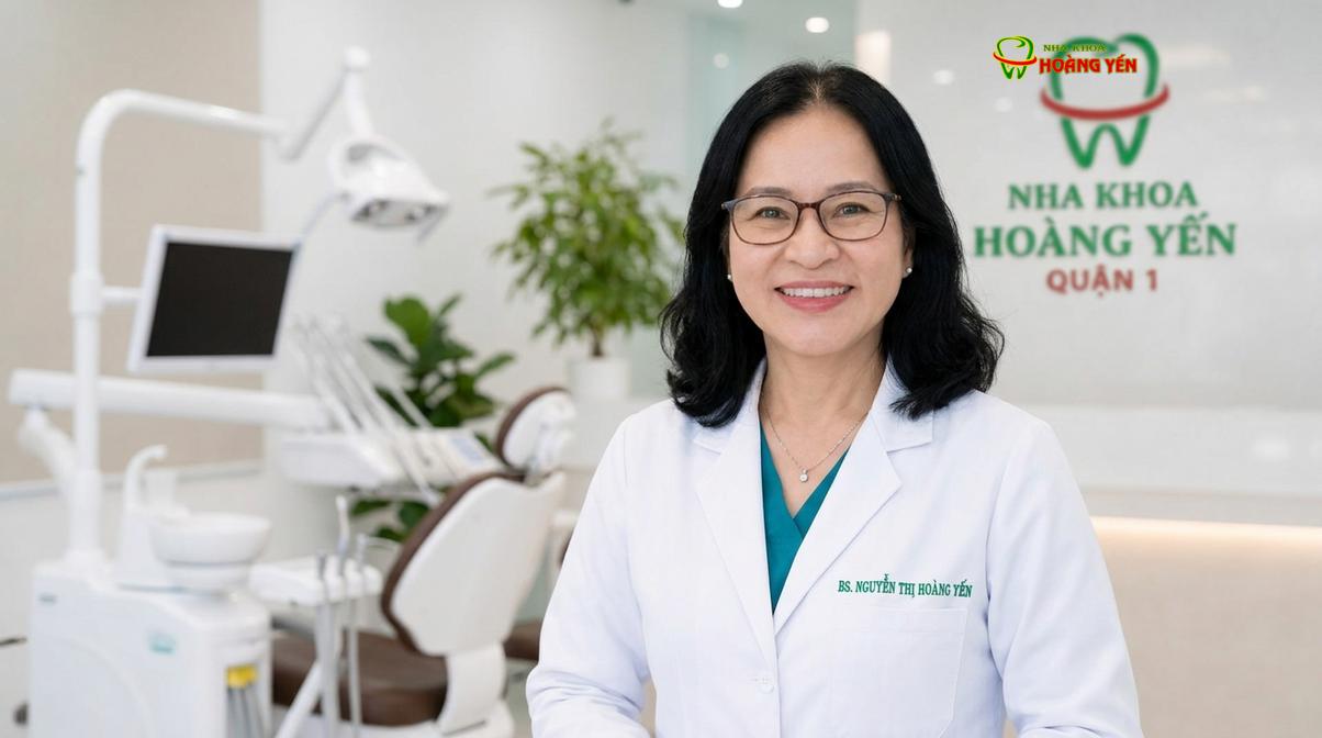BS. Nguyễn Thị Hoàng Yến tư vấn niềng răng tại Nha Khoa Hoàng Yến