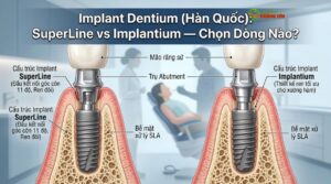 Visual illustration of implant dentium