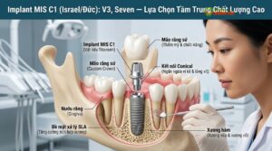 Visual illustration of implant MIS