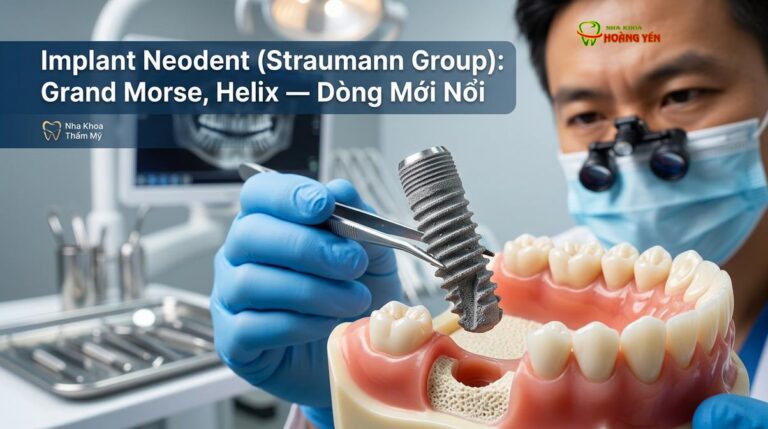 Implant Neodent (Straumann Group): Grand Morse, Helix — Dòng Mới Nổi