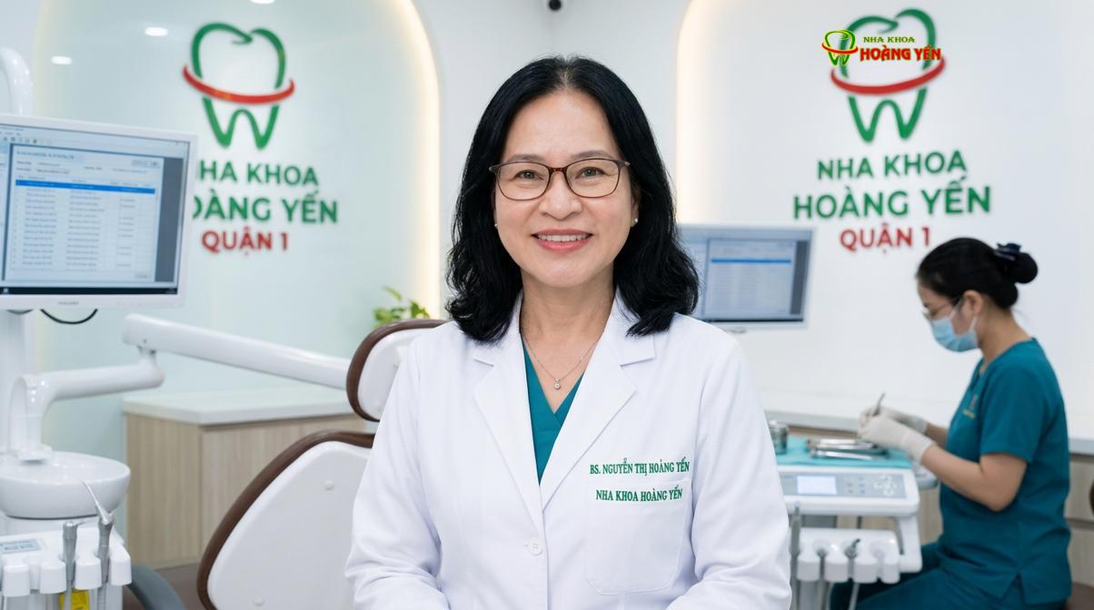 BS. Nguyễn Thị Hoàng Yến tư vấn và thực hiện cấy ghép implant tại Nha Khoa Hoàng Yến