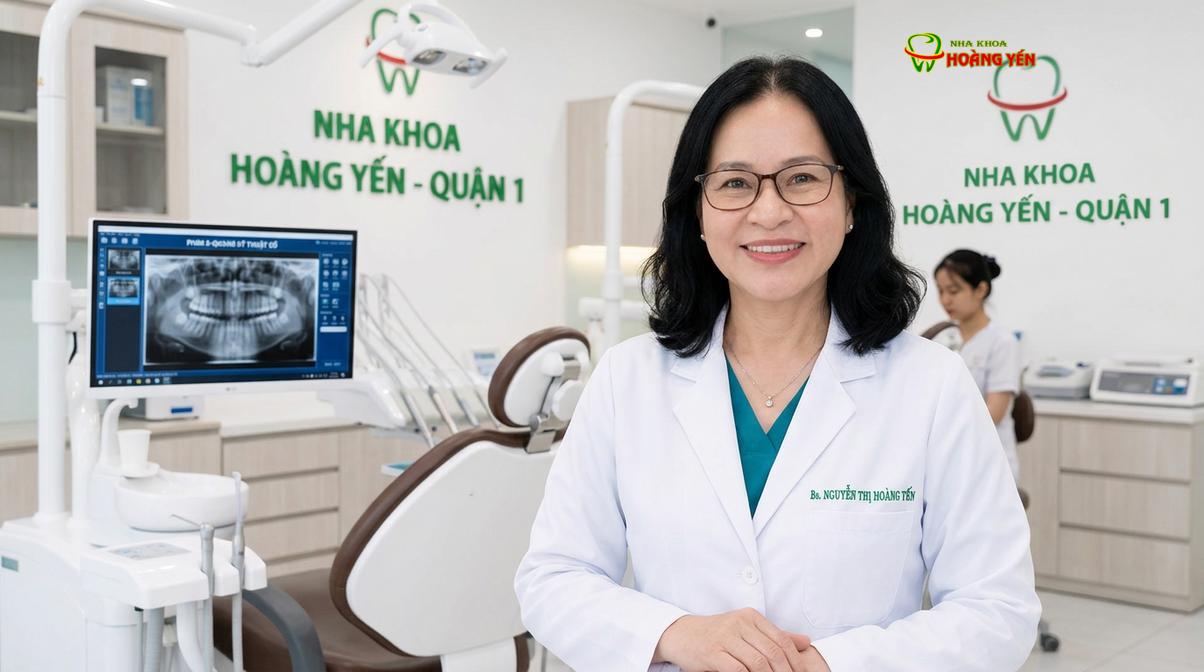 BS. Nguyễn Thị Hoàng Yến tư vấn cấy ghép implant tại Nha Khoa Hoàng Yến