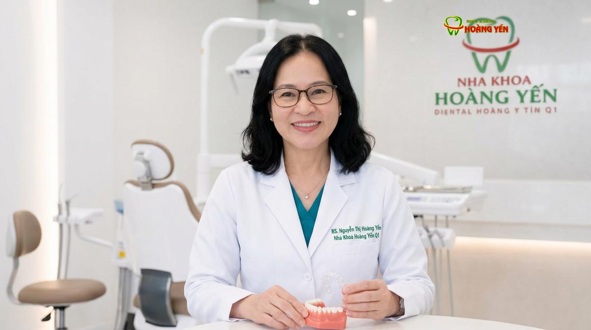 BS. Nguyễn Thị Hoàng Yến tư vấn chỉnh nha tại Nha Khoa Hoàng Yến