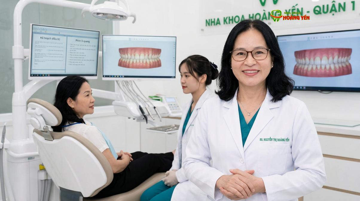 BS. Nguyễn Thị Hoàng Yến tư vấn chuyên sâu về lộ trình phục hồi răng cho bệnh nhân tại Nha Khoa Hoàng Yến.