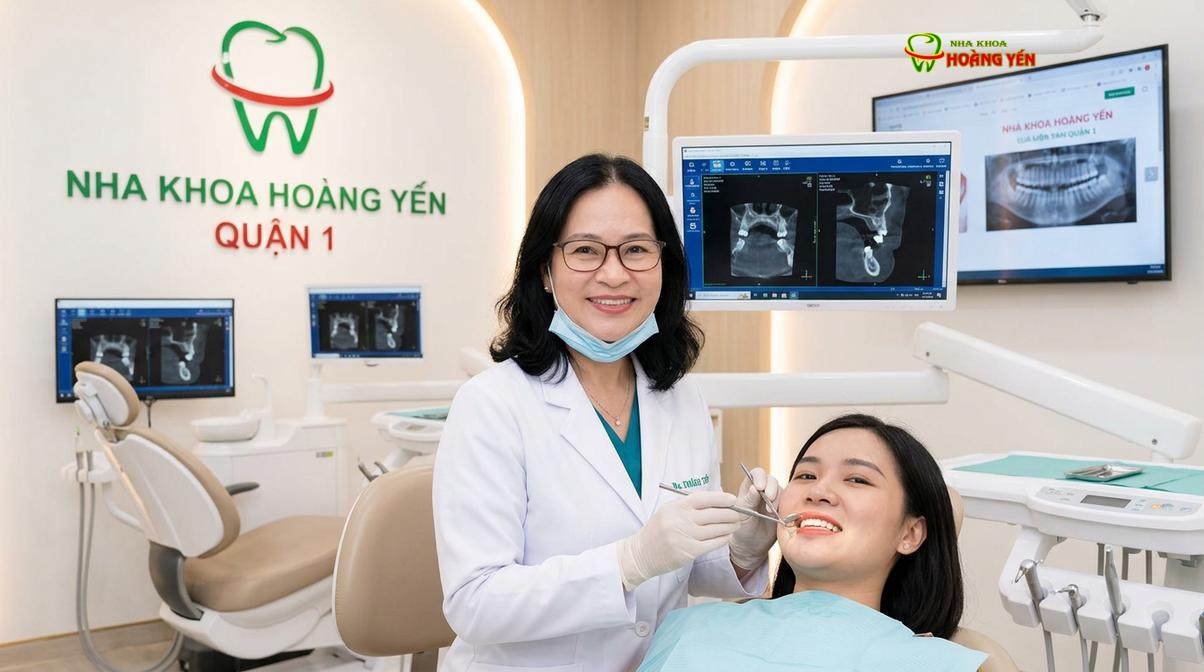 BS. Nguyễn Thị Hoàng Yến tư vấn nhổ răng khôn tại Nha Khoa Hoàng Yến