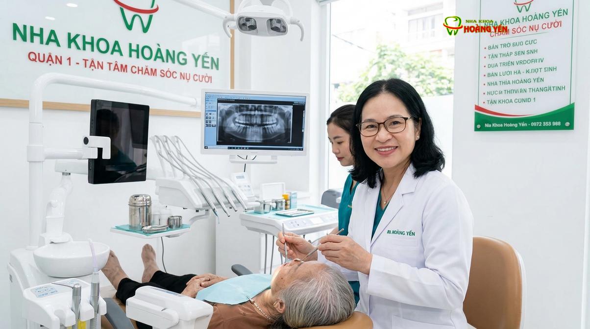 BS. Nguyễn Thị Hoàng Yến tư vấn niềng răng tại Nha Khoa Hoàng Yến