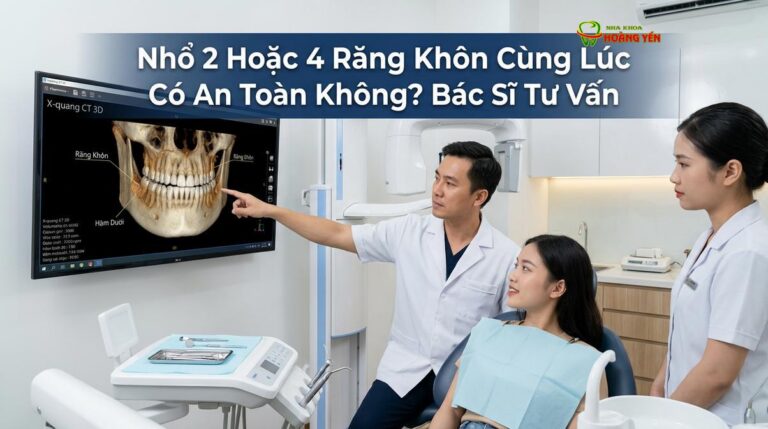 Nhổ 2 Hoặc 4 Răng Khôn Cùng Lúc Có An Toàn Không? Bác Sĩ Tư Vấn