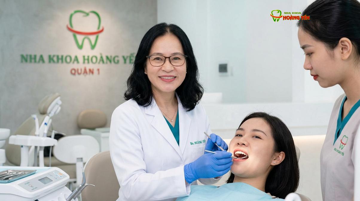 BS. Nguyễn Thị Hoàng Yến tư vấn nhổ răng khôn tại Nha Khoa Hoàng Yến