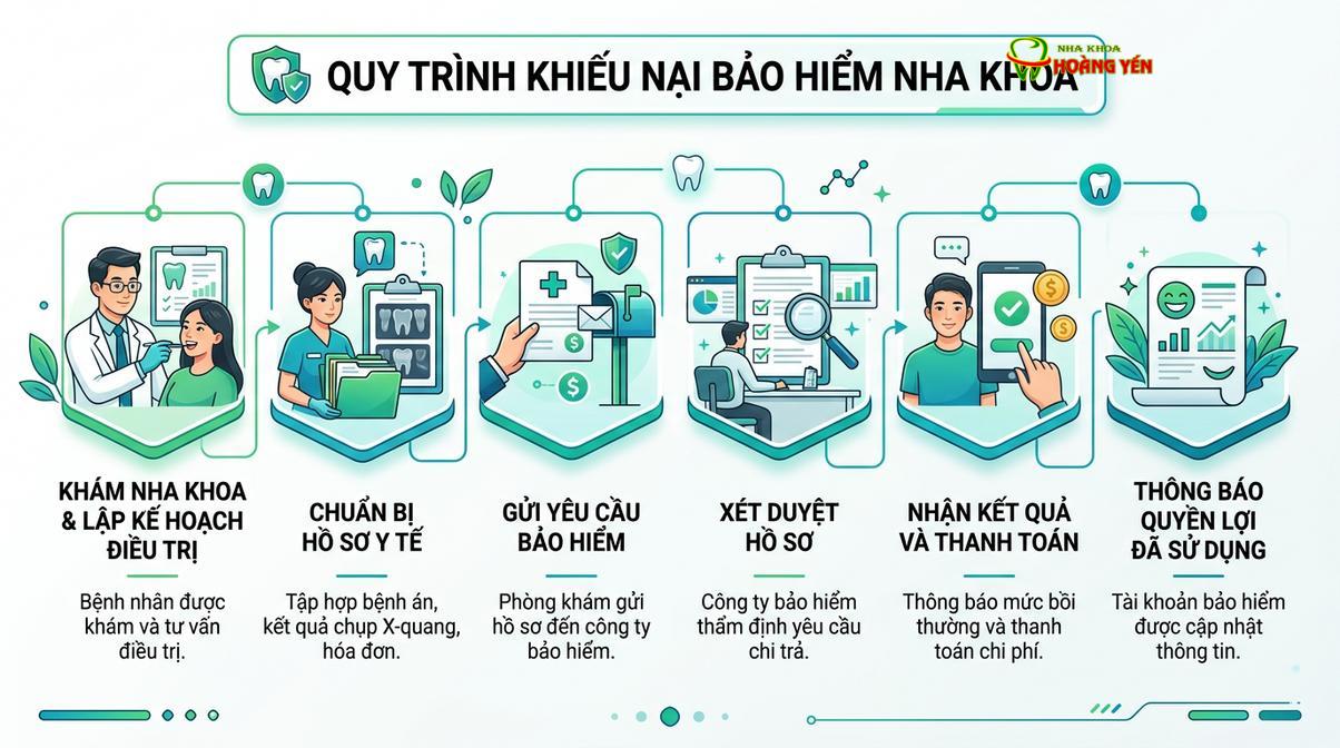 Quy trình chuẩn bị hồ sơ thanh toán bảo hiểm tư nhân sau khi nhổ răng.
