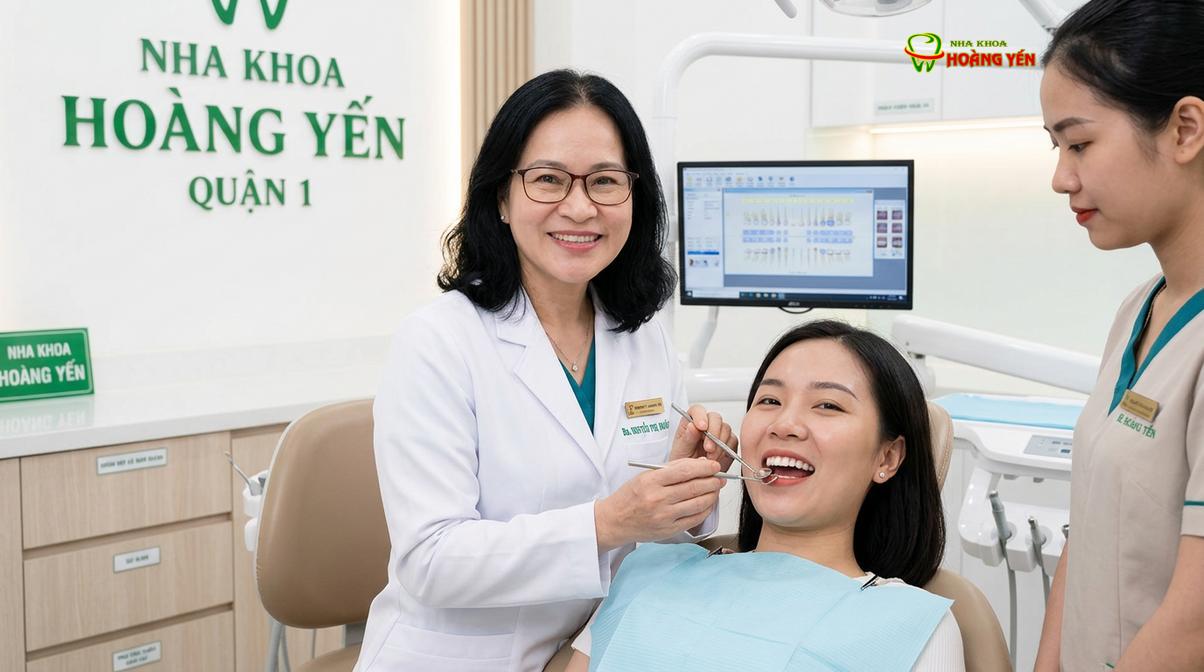 BS. Nguyễn Thị Hoàng Yến tư vấn nhổ răng khôn tại Nha Khoa Hoàng Yến