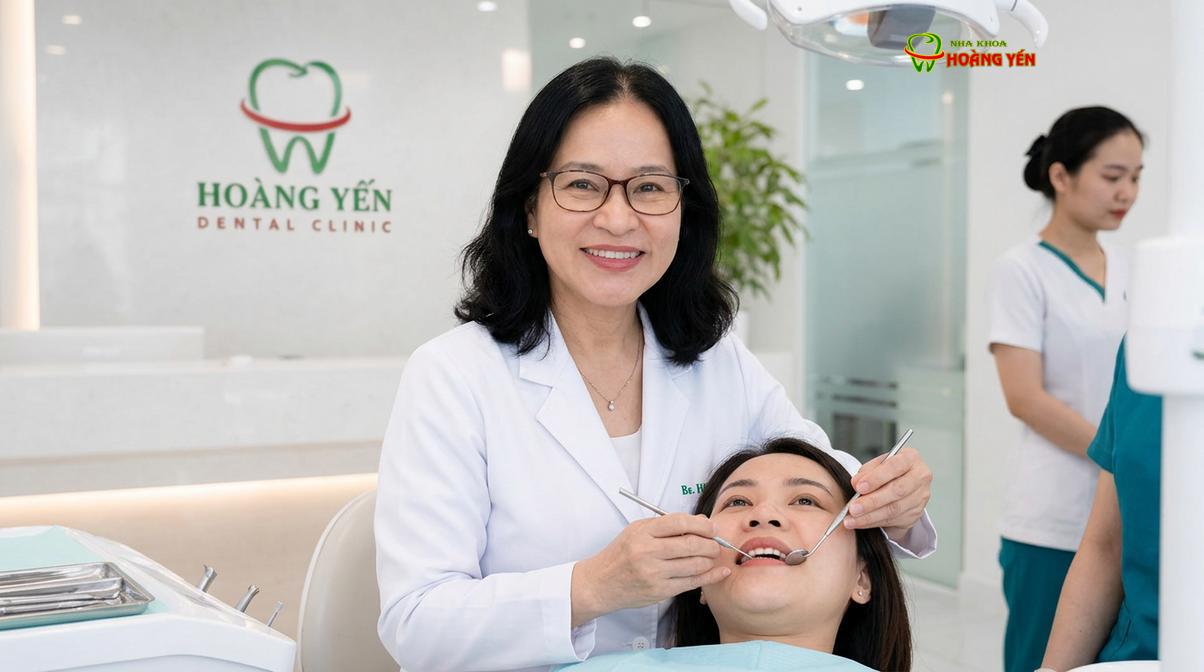 BS. Nguyễn Thị Hoàng Yến tư vấn nhổ răng khôn tại Nha Khoa Hoàng Yến
