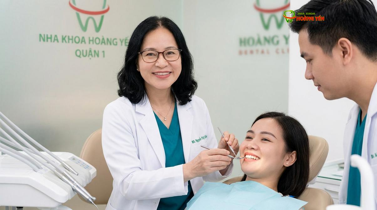 BS. Nguyễn Thị Hoàng Yến tư vấn nhổ răng khôn tại Nha Khoa Hoàng Yến