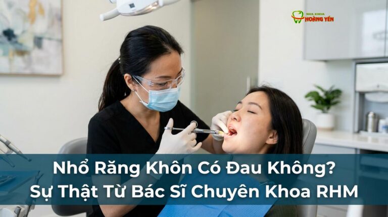 Nhổ Răng Khôn Có Đau Không? Sự Thật Từ Bác Sĩ Chuyên Khoa RHM