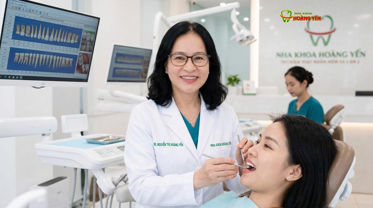 BS. Nguyễn Thị Hoàng Yến tư vấn nhổ răng khôn tại Nha Khoa Hoàng Yến