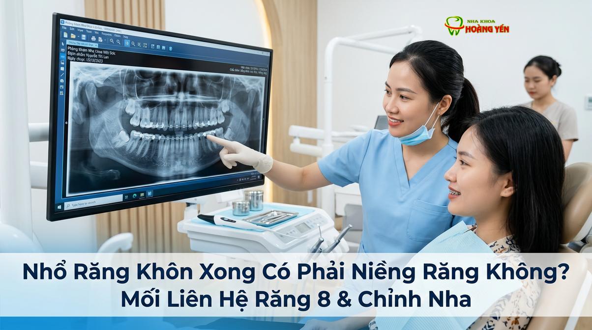 Phim X-quang toàn cảnh (Panorama) giúp bác sĩ đánh giá chính xác vị trí răng khôn và lên phác đồ chỉnh nha phù hợp.