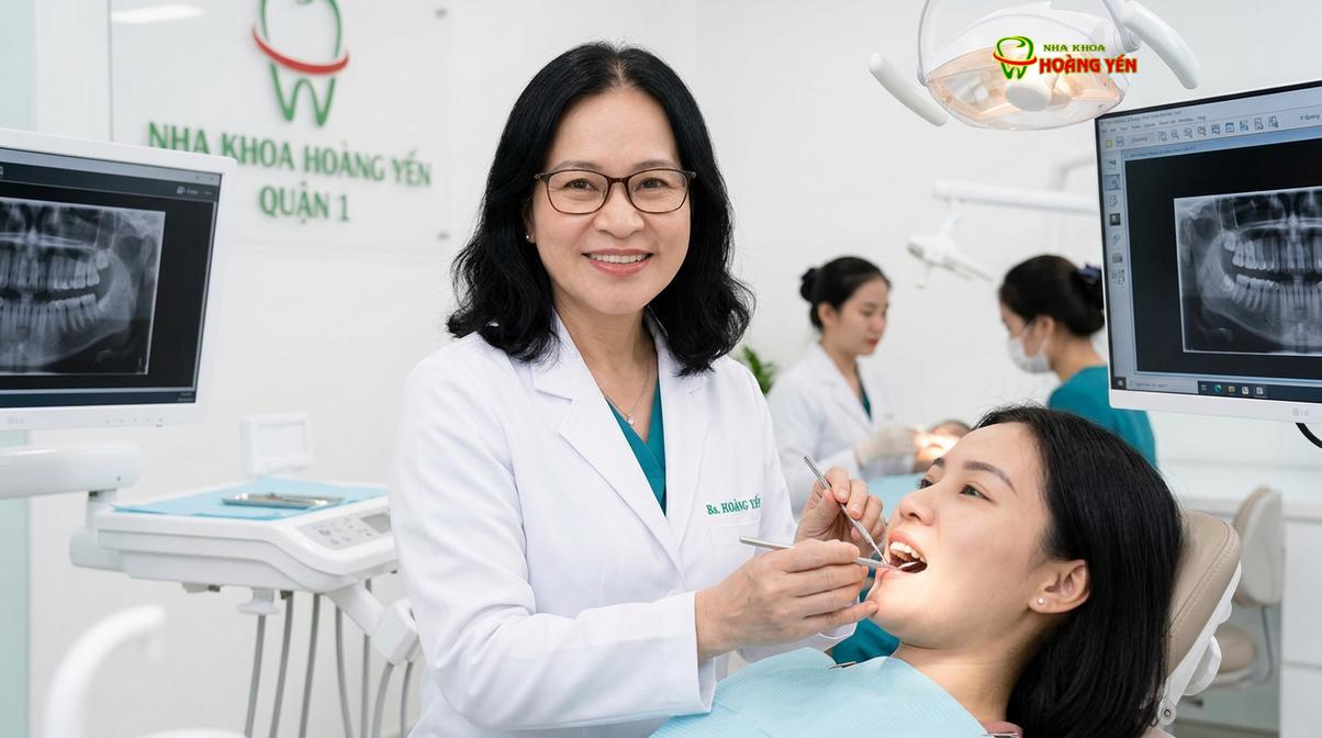 BS. Nguyễn Thị Hoàng Yến tư vấn nhổ răng khôn tại Nha Khoa Hoàng Yến