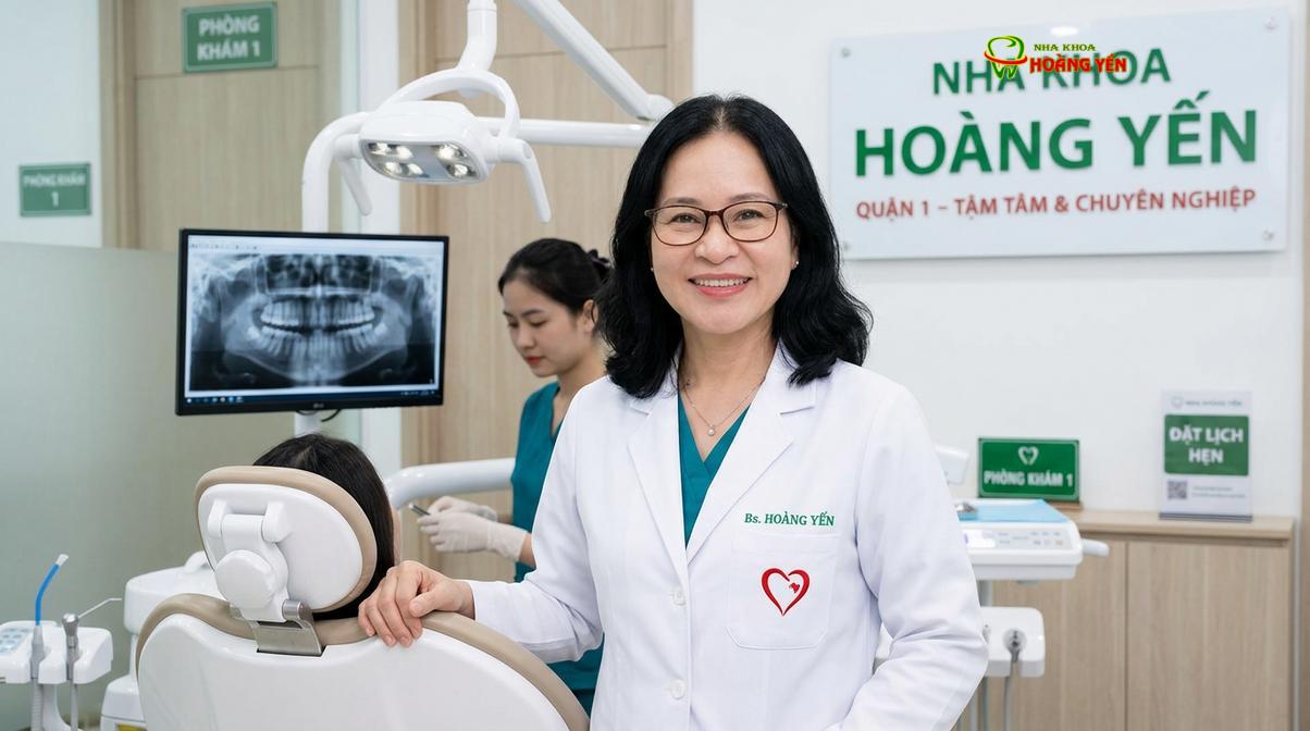 BS. Nguyễn Thị Hoàng Yến tư vấn nhổ răng khôn tại Nha Khoa Hoàng Yến