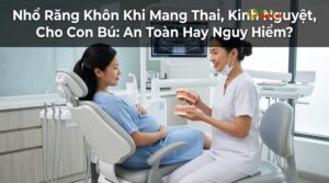 Visual illustration of nhổ răng khôn khi mang thai