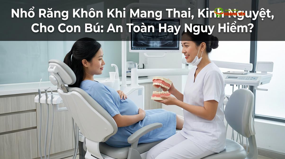 Thăm khám và tư vấn kỹ lưỡng là bước bắt buộc trước khi quyết định can thiệp răng khôn cho phụ nữ mang thai.