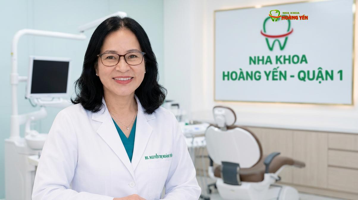 BS. Nguyễn Thị Hoàng Yến tư vấn nhổ răng khôn tại Nha Khoa Hoàng Yến