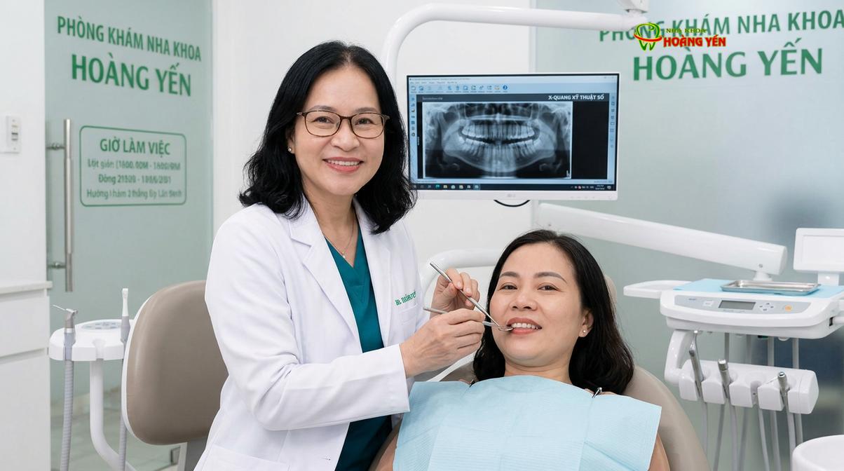 BS. Nguyễn Thị Hoàng Yến tư vấn nhổ răng khôn tại Nha Khoa Hoàng Yến