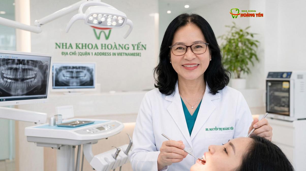 BS. Nguyễn Thị Hoàng Yến tư vấn nhổ răng khôn tại Nha Khoa Hoàng Yến